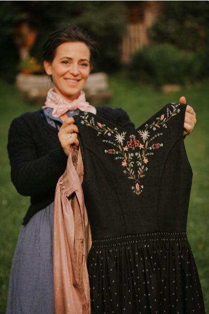 極希少✨Lena Hoschek レナホシェック　ロングドレス　セレブリティ About - Lena Hoschek