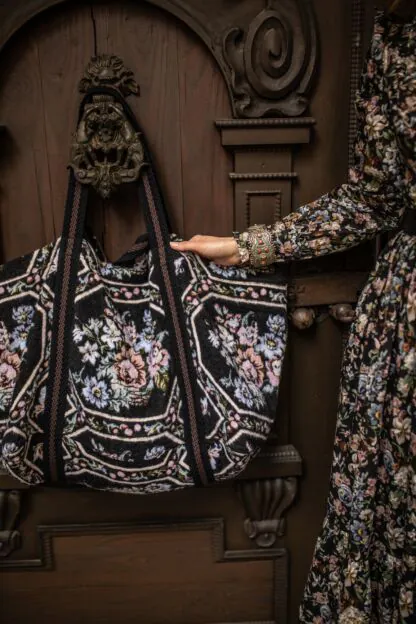Aeki Bag black flowers - Accessoires