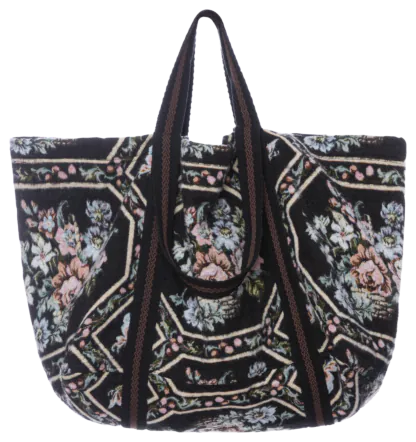 Aeki Bag black flowers - Accessoires