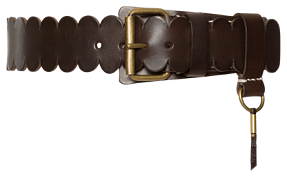 Heritage Wavy Gürtel brown (gold buckle) - Alle Produkte