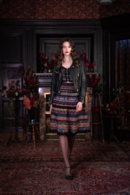 Allure Blouse black mesh - Tradition