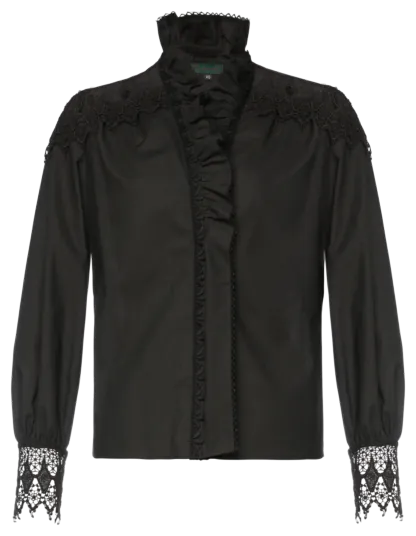 Baroness Blouse black - Blouses & Shirts