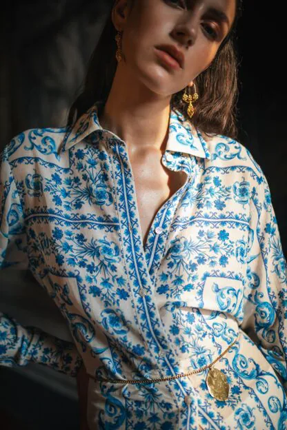 Cesare Blouse piastrelle - Blouses & Shirts