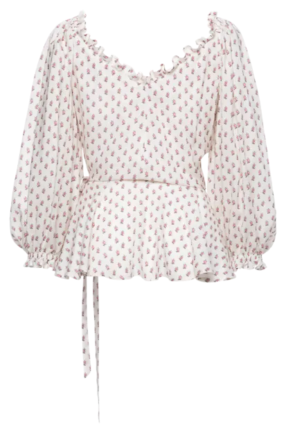Chanteuse Blouse one color - Blouses & Shirts