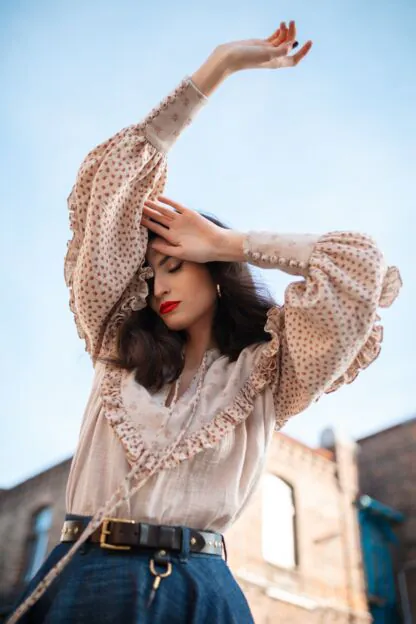 Georgia Blouse dusty rose - Blouses & Shirts