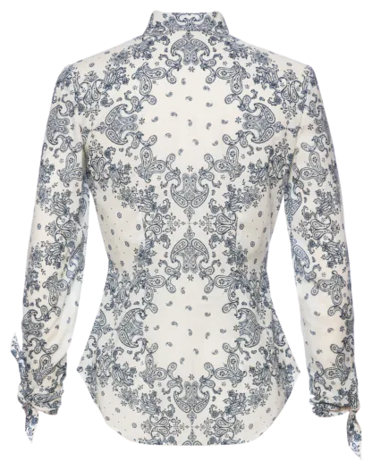 Hankie Bluse white bandana - Blusen & Hemden
