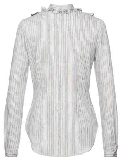 High Noon Bluse blue stripes - Blusen & Hemden