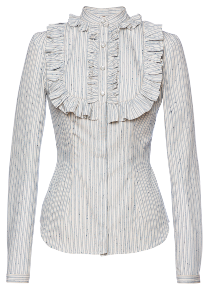 High Noon Blouse blue stripes - Archive