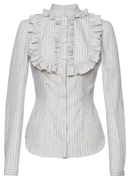 High Noon Blouse blue stripes - All Products