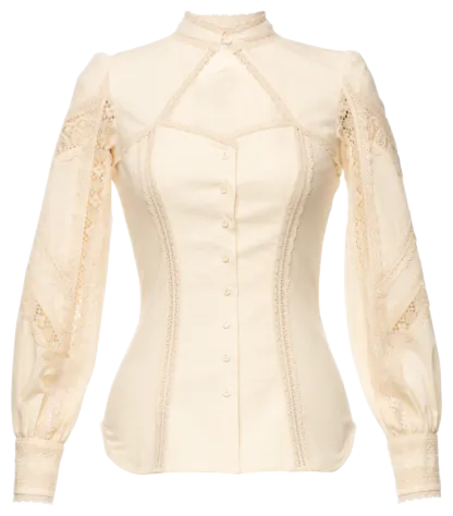 Konstanze Blouse ecru - Blouses & Shirts