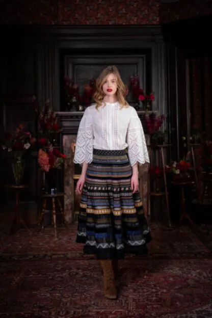 Ludovika Blouse white orchid - Blouses & Shirts by Lena Hoschek