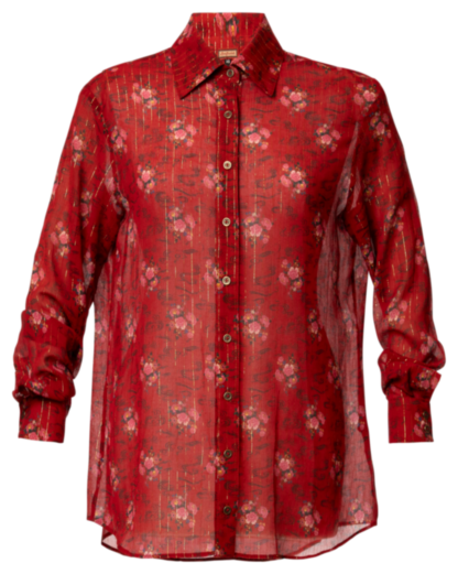Palazzo Blouse glamour red - All Products