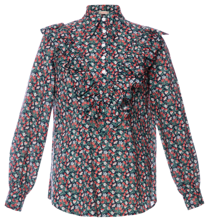Sonnet Blouse poppy navy - All Products