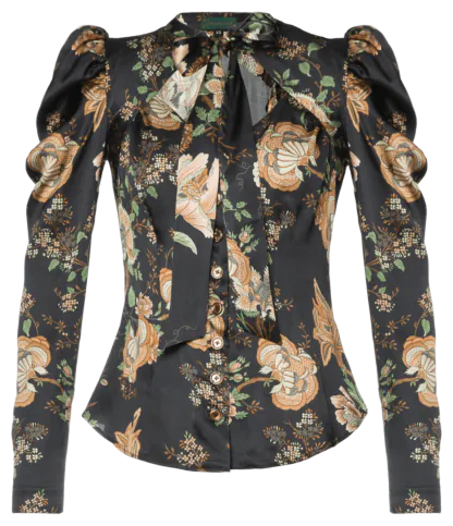 Soulmates Blouse wallpaper black - Blouses & Shirts