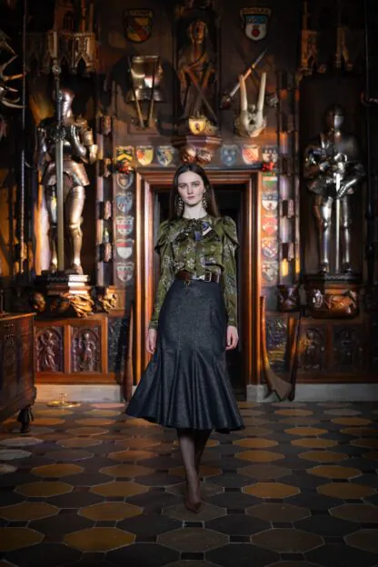 Soulmates Blouse wallpaper olive - Blouses & Shirts