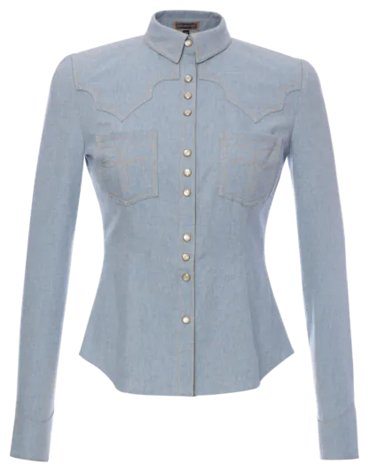 Wayne Blouse light blue - Blouses & Shirts