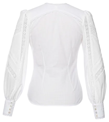 Ingrid Bluse cream - Blusen & Hemden