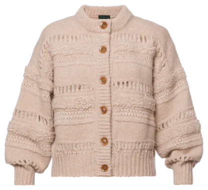 Alice Cardigan macadamia - Knitwear by Lena Hoschek