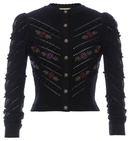 Anna Cardigan black - Knitwear