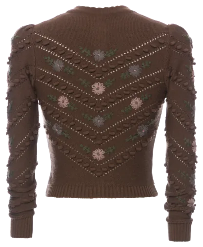 Anna Cardigan brown - Knitwear