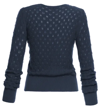 Boheme Cardigan smoke blue - Knitwear