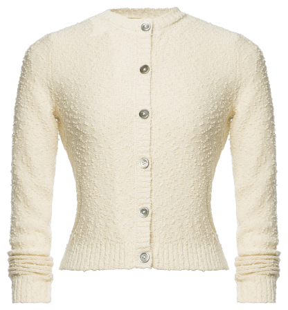 Devon Cardigan bianco - Knitwear