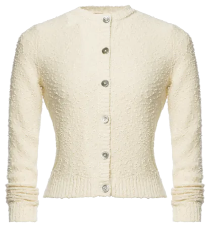 Devon Strickweste bianco - Strickware