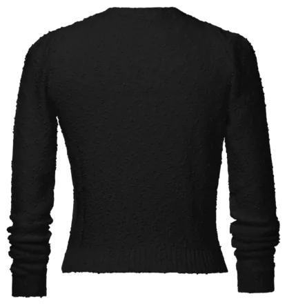 Devon Strickweste nero - Strickware