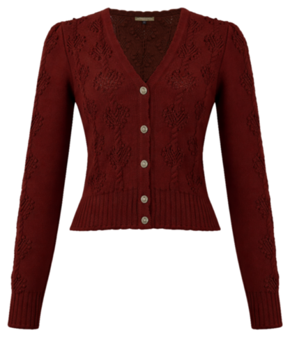Dorothea Strickjacke umber - Tradition