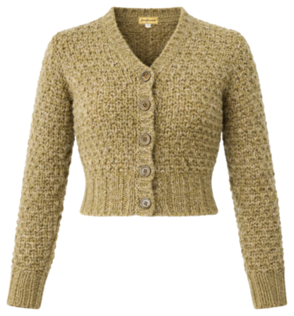 Gemma Cardigan withered flowers - Knitwear