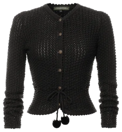 Gerti Cardigan black - Knitwear