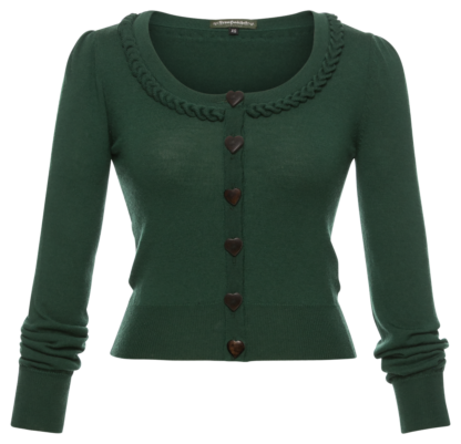 Herzerl Strickjacke tanne - Shop All