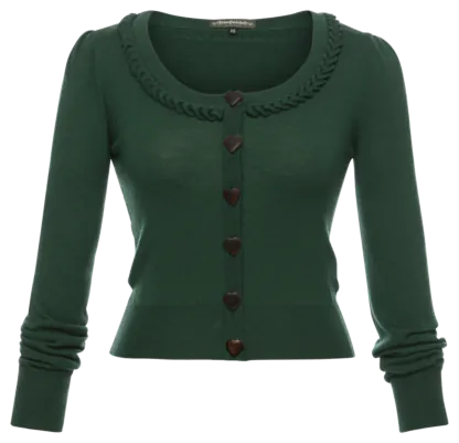 Herzerl Cardigan tanne - Knitwear