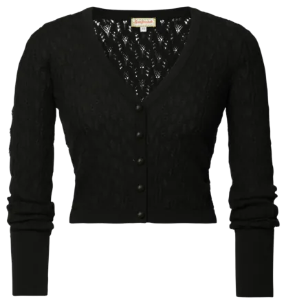 Roma Cardigan nero - Knitwear