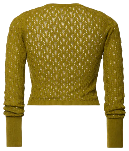 Roma Cardigan oliva - Knitwear