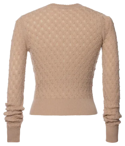 Rosamunde Cardigan häferlkaffee - Knitwear