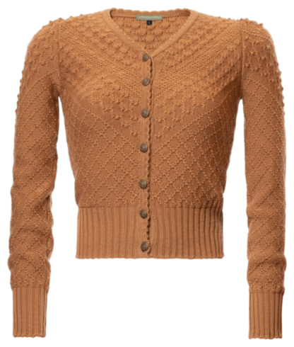 Soferl Cardigan mocha - Tradition