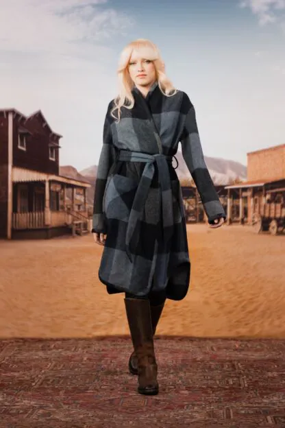 Willie Coat gray plaid - Jackets & Coats