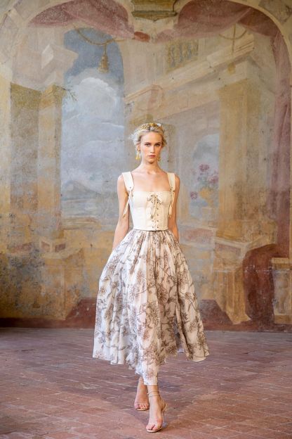 Firenze Skirt petalo marrone - SS24 - Fresco