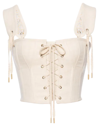 Josephine Corset panna - Tops & T-Shirts