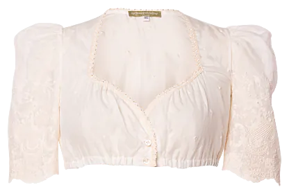 Ambras Dirndlbluse vanilla - Blusen & Hemden