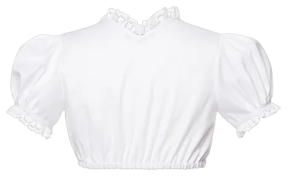 Drautal Dirndl Blouse white - Dirndl Blouses
