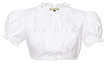 Drautal Dirndl Blouse white - Tradition
