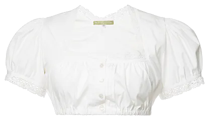 Millstatt Dirndlbluse white - Dirndlblusen