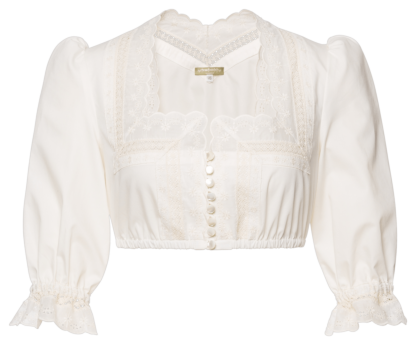 St. Wolfgang Dirndl Blouse ivory - Tradition