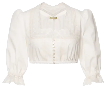 St. Wolfgang Dirndlbluse ivory - Dirndlblusen