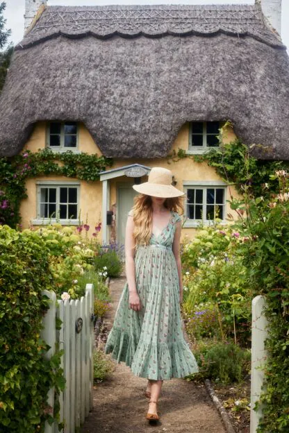 Al Fresco Kleid porcelain - Kleider