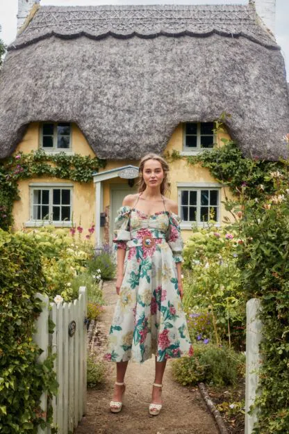 Angelique Dress watercolor - Dresses