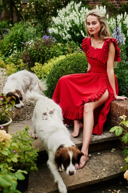 Ashley Dress poppy - Dresses