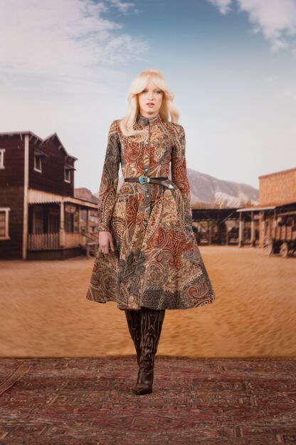 Barn Dress autumn paisley - Archive